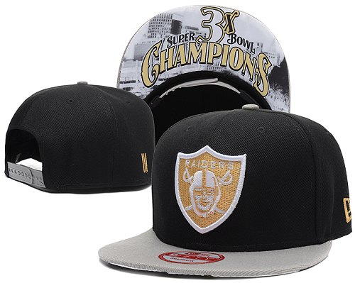 NFL Oakland Raiders Stitched Snapback Hats 016